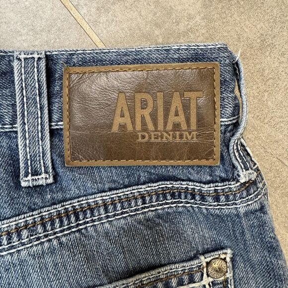 Ariat M4 Coltrane Jeans Men 36x36 Durango Relaxed Boot Cut Blue Western - Picture 13 of 16